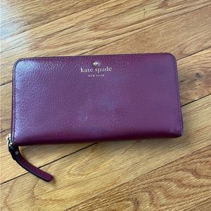 Kate Spade Maroon Wallet